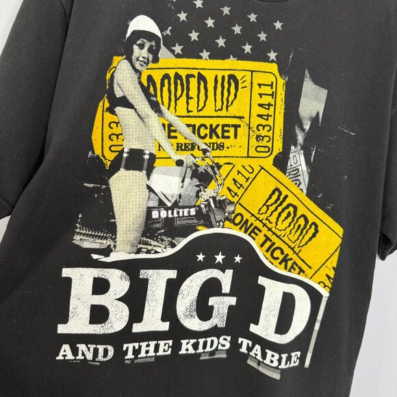 Big D And The Kids Table One Ticket Blood Black T Shirt - Picture 2 of 5